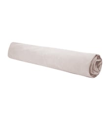 Drap housse en percale de coton lavé, DOUCEUR LAVÉE Blanc Cerise