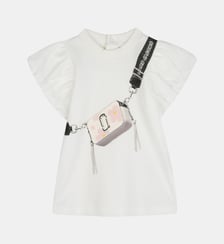 Robe manches courtes en coton Marc Jacobs Kids