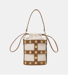 Sac seau Miss m en suède Maje