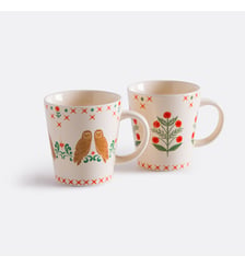 Lot de 2 mugs en porcelaine La Redoute Interieurs