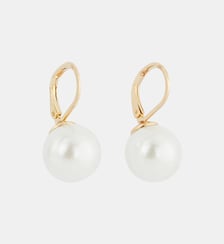 Boucles d'oreilles petites dormeuses perle de verre 12mm Balaboosté