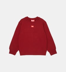 Sweat-shirt à col rond avec logo Diesel Kids