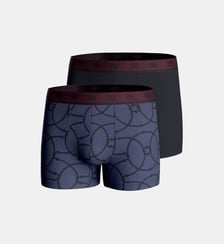Pack 2 boxers imprimés en coton modal Impetus