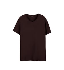 Tee-shirt col V L'Essentiel Ikks