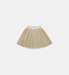 Jupe plissée avec logo MM6 Maison Margiela