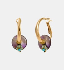 Boucles d'oreilles fines créoles   - Babylone Satellite