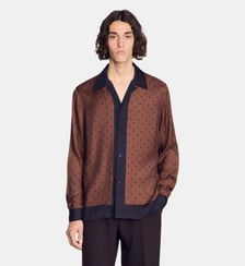Chemise à motif Square Cross Sandro