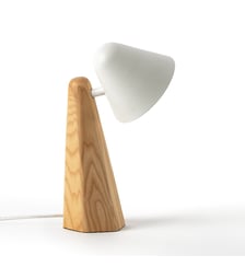 Lampe à poser frêne et métal fer La Redoute Interieurs