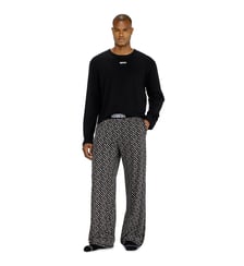 Pyjama en coton avec bas imprimé Diesel