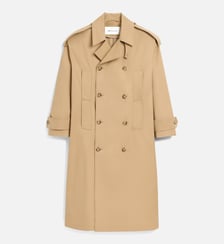 Trench coat unisexe en coton AMI Paris