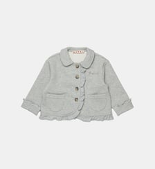 Veste avec volants et logo Marni