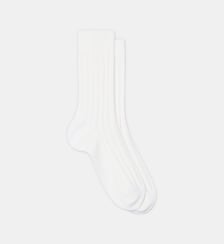 Chaussettes coton côtelé Lacoste