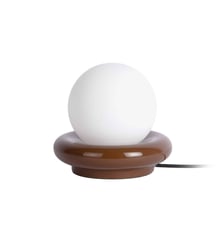 Lampe de Table Catania Ring - Brun chocolat - 20x20x19cm Leitmotiv