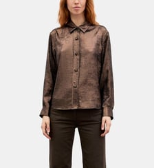 Chemise satinée mordorée - LOYCE Gerard Darel