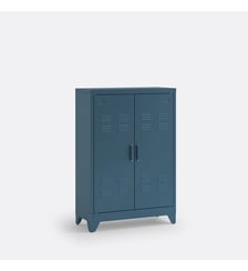 Armoire basse 2 portes en métal acier La Redoute Interieurs