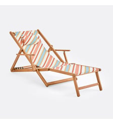 Chaise longue pliante en acacia huilé La Redoute Interieurs