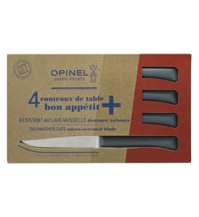 Coffret 4 couteaux Bon Appetit+ gris Opinel
