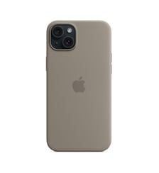 Coque iPhone 15 Plus MagSafe silicone Argile Apple