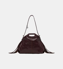 Sac Miss M en cuir craquelé Maje
