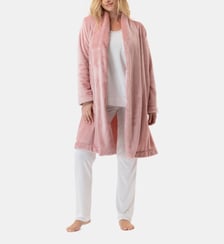 Veste en peluche flanelle ESSENTIEL H55B Lingerie Le Chat