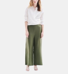 Pantalon pandi 100% lin - Motif uni - Coupe large Caroll