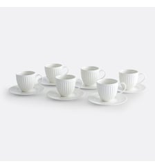 Lot de 6 tasses à thé et sous-tasses La Redoute Interieurs