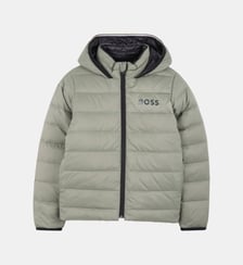 Chemise en duvet réversible avec capuche BOSS Kidswear