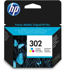 Cartouche d'encre 302 3 couleurs HP