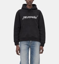Sweatshirt à capuche en coton What is avec strass The Kooples