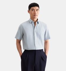 Chemise d'affaires 1/2 Regular Col Boutonné Caché Seidensticker