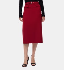 Jupe crayon ceinturée Pinko