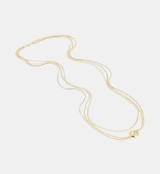 Sautoir Colombe  en Acier doré Zag Bijoux