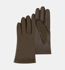Gants cuir d'agneau - doublés soie Isotoner