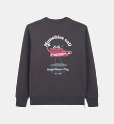 Sweat col rond imprimé Munchies Call Serge Blanco