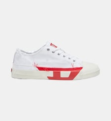 S-D-Verse-Sneakers en toile à effet sali Diesel