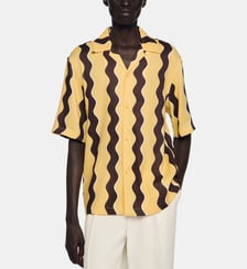 Chemise en lin à imprimé Sandro