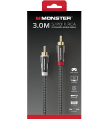 Câble RCA AUDIO INTERCONNEXION 2RCA M/M 3M Monstercable