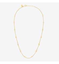 Collier doré chaine simple - carre Caroline Najman
