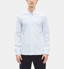Chemise en coton col officier The Kooples