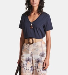 T-shirt oversize manches courtes en coton biologique La Fée Maraboutée