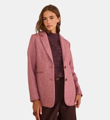 Veste Blazer En Laine Mélangée Courtney Maison 123