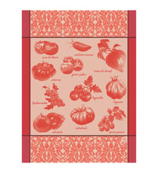Torchon Tomates 100% coton Le Jacquard Francais