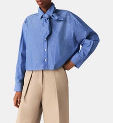 Chemise avec mouchoir amovible Maje