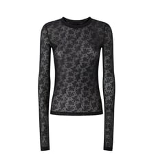 T-shirt en dentelle florale stretch Pinko