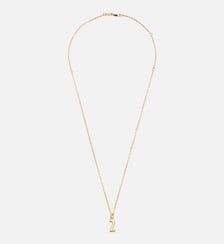 Collier Martelé Doré Pendentif "2" unisexe en Laiton AMI Paris