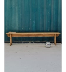 Banc de ferme en bois Antoine N°386- Produit chiné Debongout