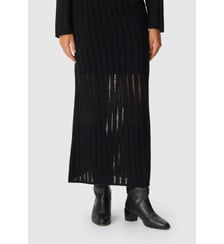 Jupe longue tricot ajouré Ikks