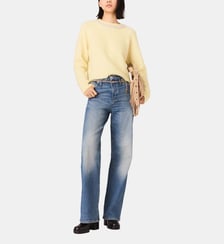 Jean à ceinture maillons Maje