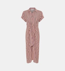 Robe chemise cintrée à rayures - RAENA Gerard Darel