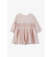 Robe - Rosée col rond plis plats Tartine Et Chocolat